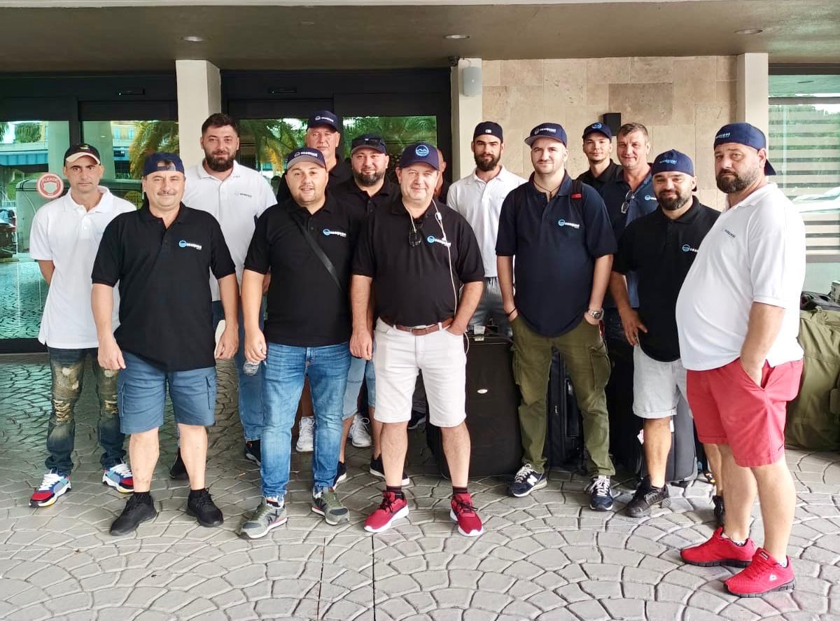 SeaQuest riding team arriving on-site, ready for deployment