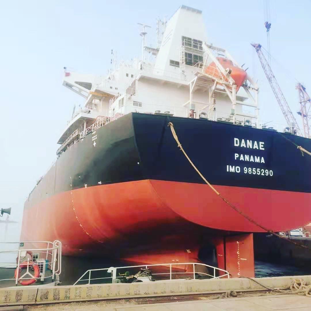 M/V Danae, commercial vessel in port