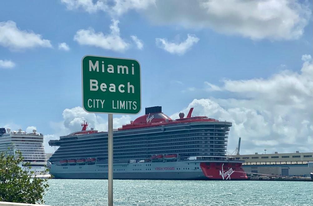 Virgin Voyages vessel at PortMiami